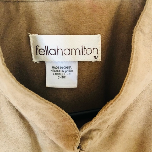 Vintage Fella Hamilton Suede feel Jacket |Size :16 - Picture 9 of 16